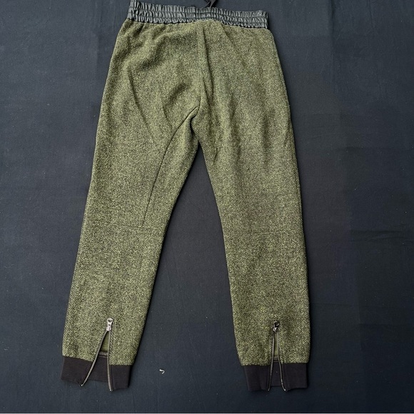 Zara Green Tweed Sweater Jogger - Picture 7 of 8